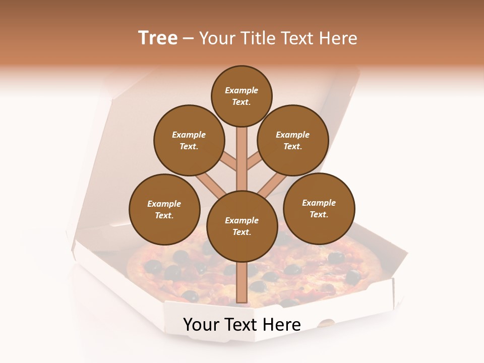 Box Delivery Olive PowerPoint Template