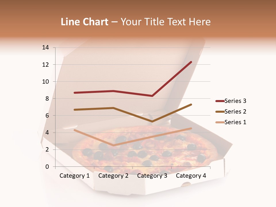 Box Delivery Olive PowerPoint Template