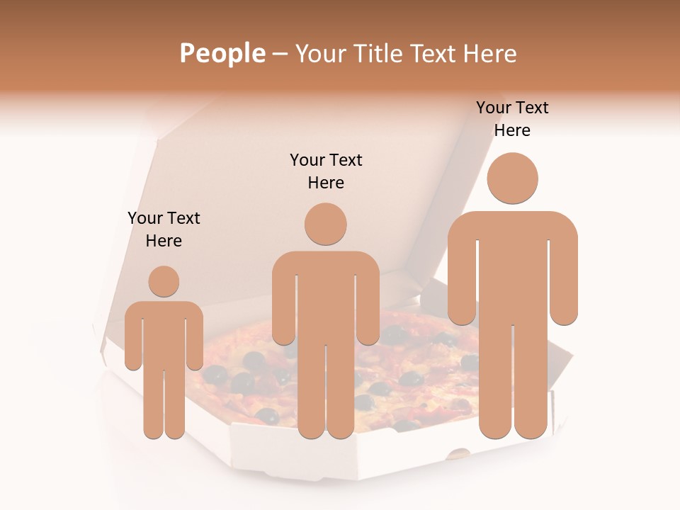 Box Delivery Olive PowerPoint Template