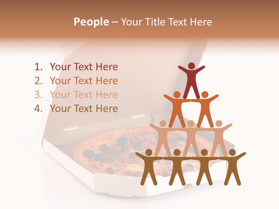 Box Delivery Olive PowerPoint Template