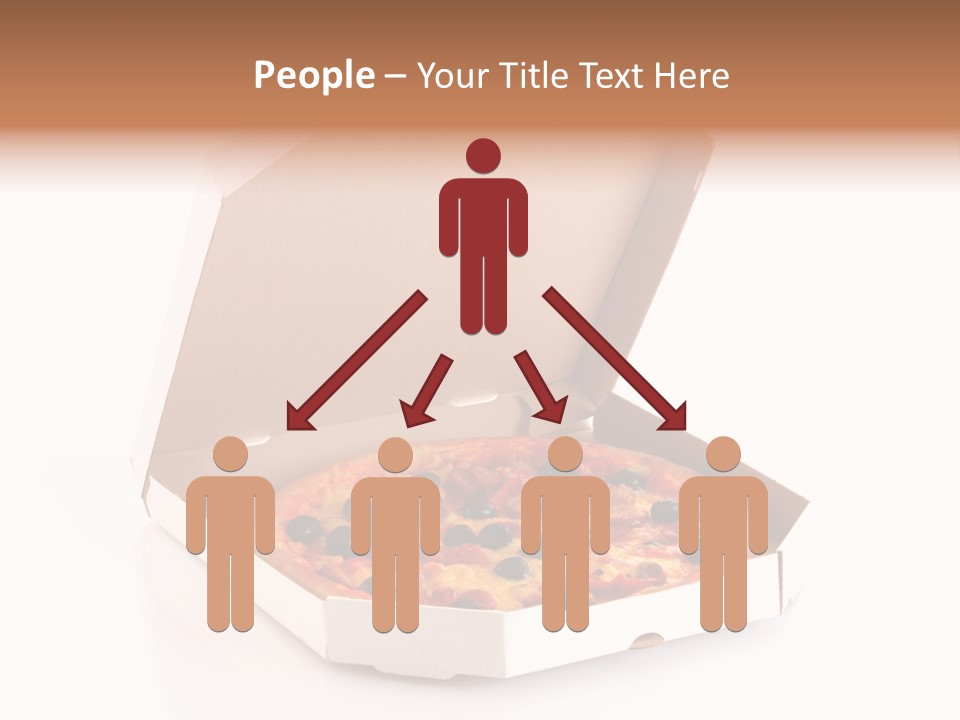 Box Delivery Olive PowerPoint Template