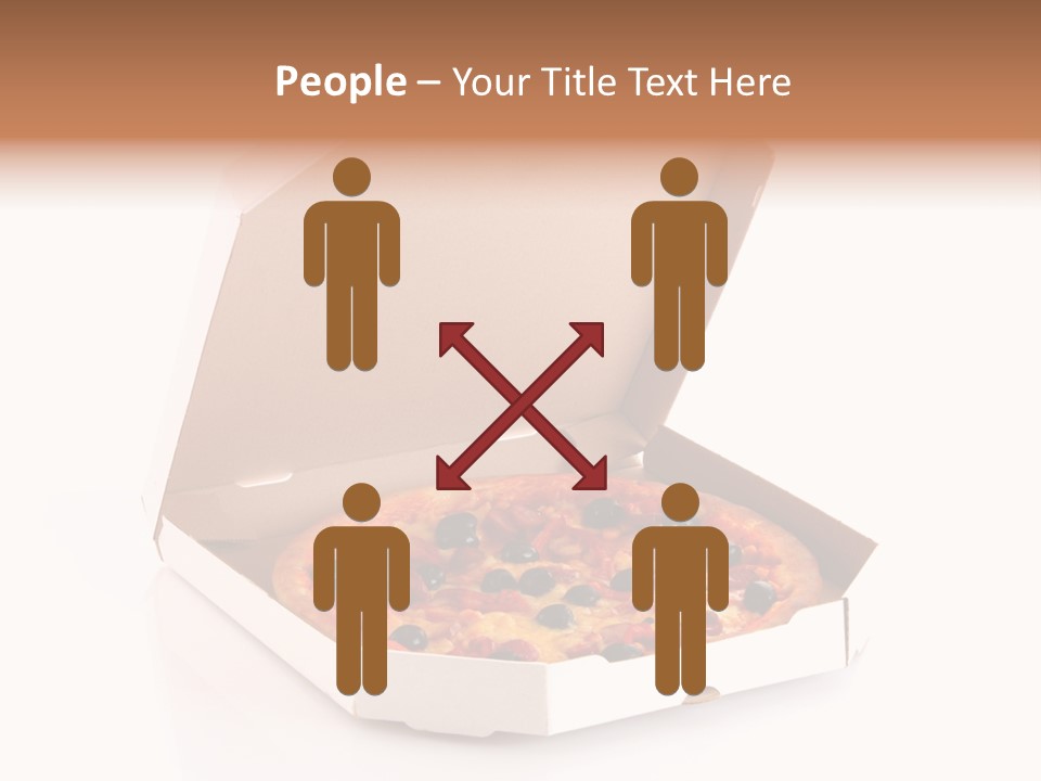 Box Delivery Olive PowerPoint Template