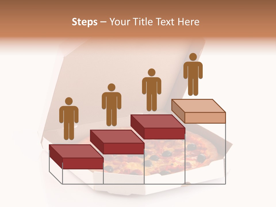 Box Delivery Olive PowerPoint Template