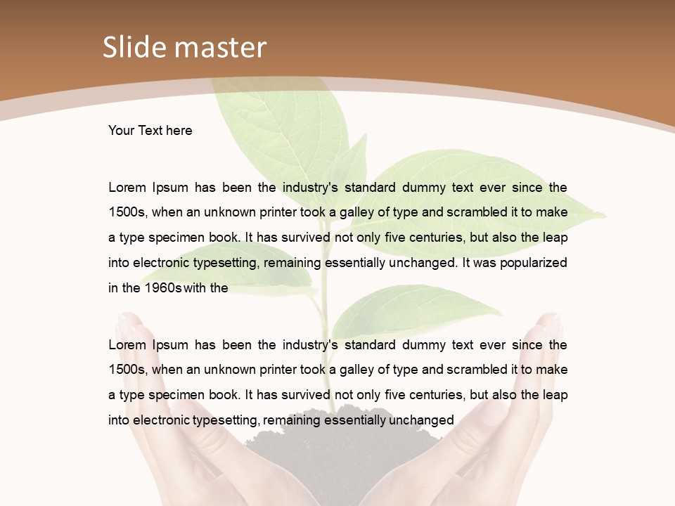 Stem Responsibility Growth PowerPoint Template