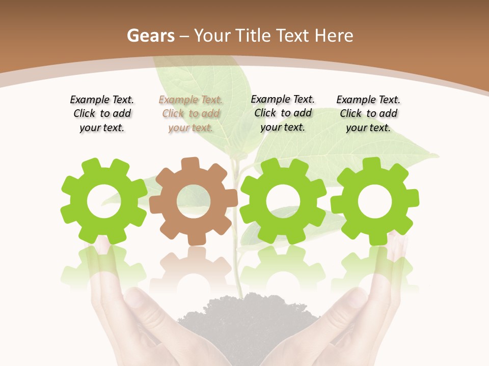 Stem Responsibility Growth PowerPoint Template