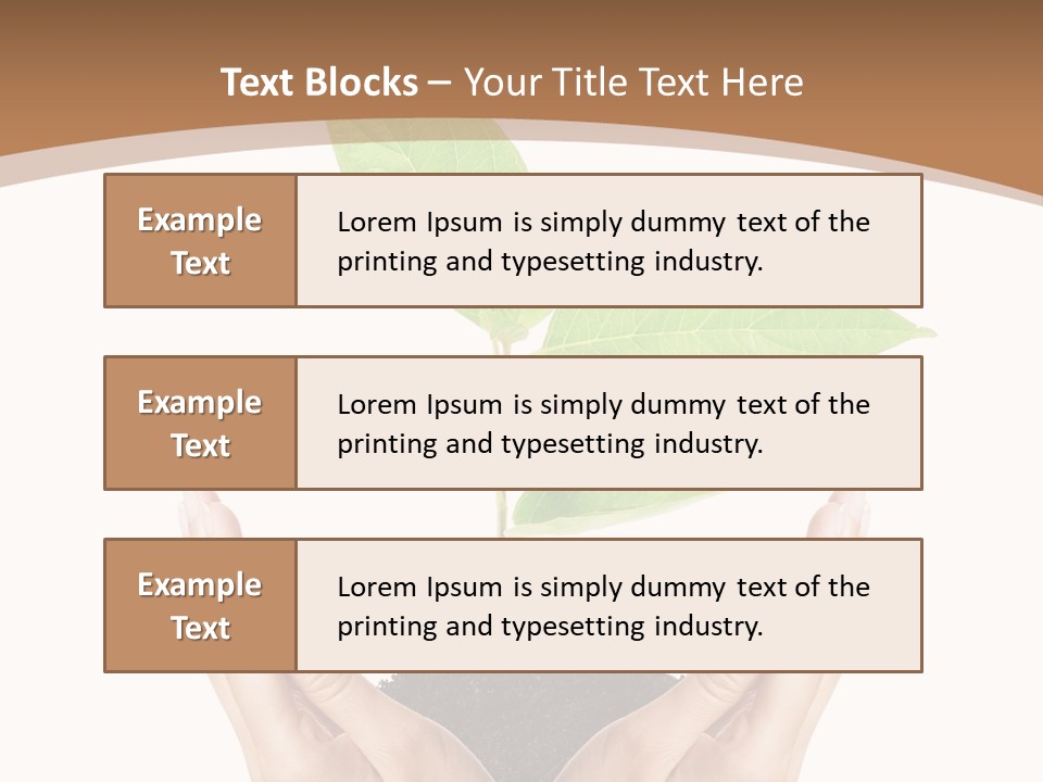 Stem Responsibility Growth PowerPoint Template