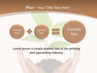 Stem Responsibility Growth PowerPoint Template