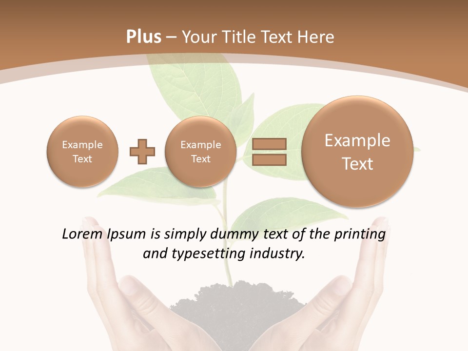 Stem Responsibility Growth PowerPoint Template
