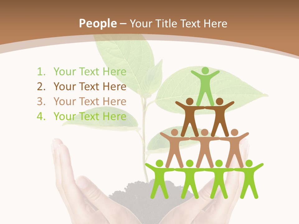 Stem Responsibility Growth PowerPoint Template