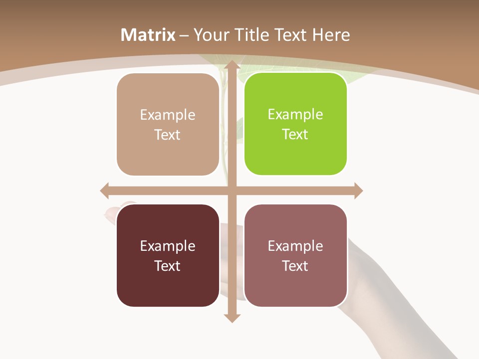Compost Dirt Ground PowerPoint Template
