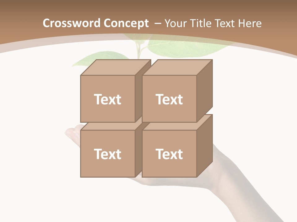 Compost Dirt Ground PowerPoint Template