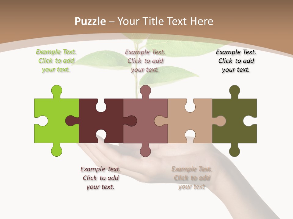 Compost Dirt Ground PowerPoint Template