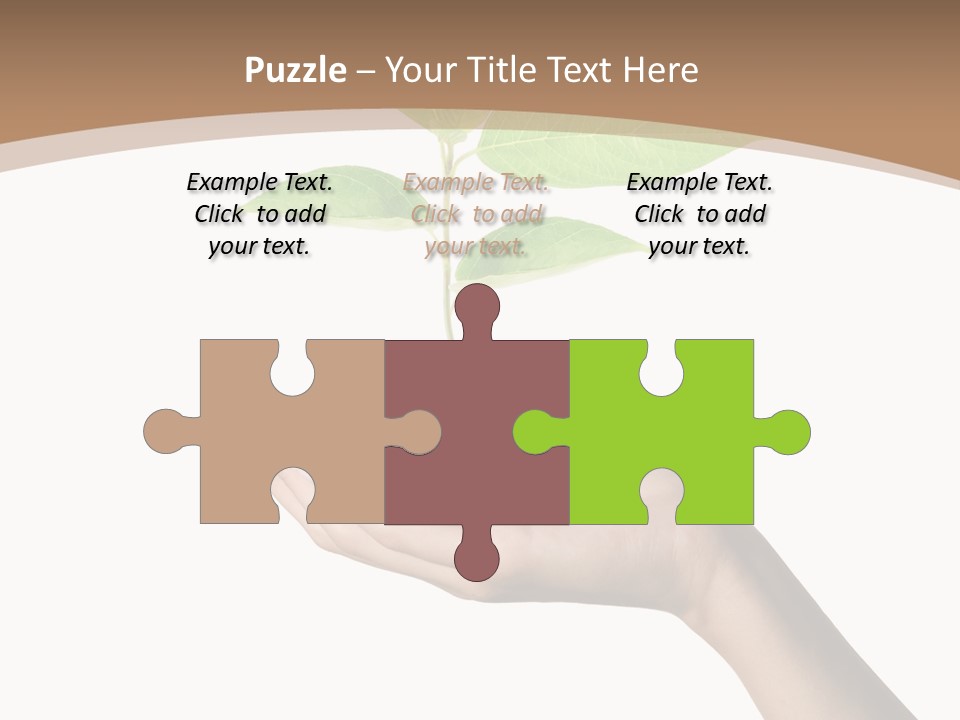 Compost Dirt Ground PowerPoint Template
