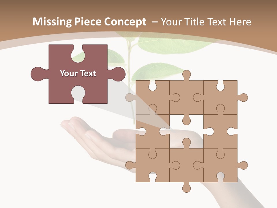 Compost Dirt Ground PowerPoint Template