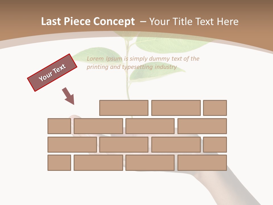 Compost Dirt Ground PowerPoint Template
