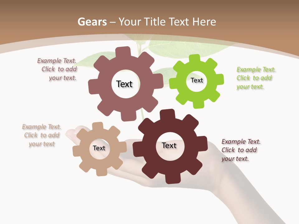 Compost Dirt Ground PowerPoint Template