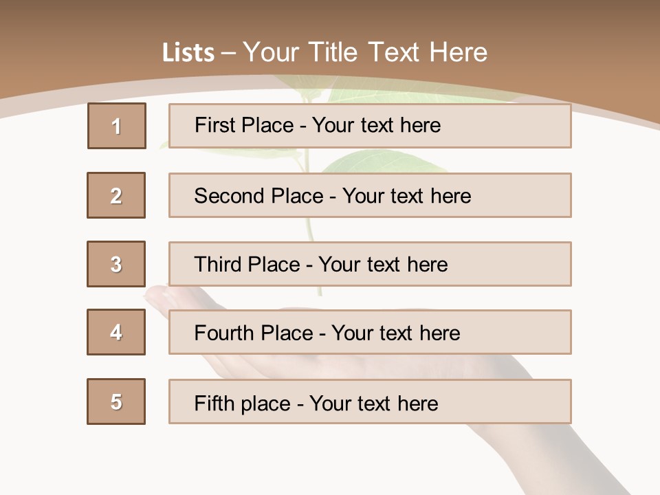 Compost Dirt Ground PowerPoint Template