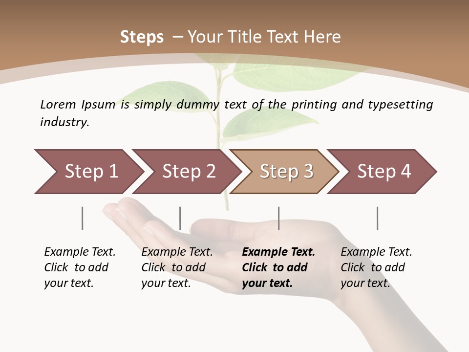 Compost Dirt Ground PowerPoint Template