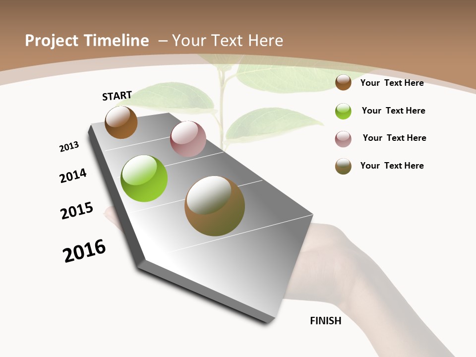 Compost Dirt Ground PowerPoint Template