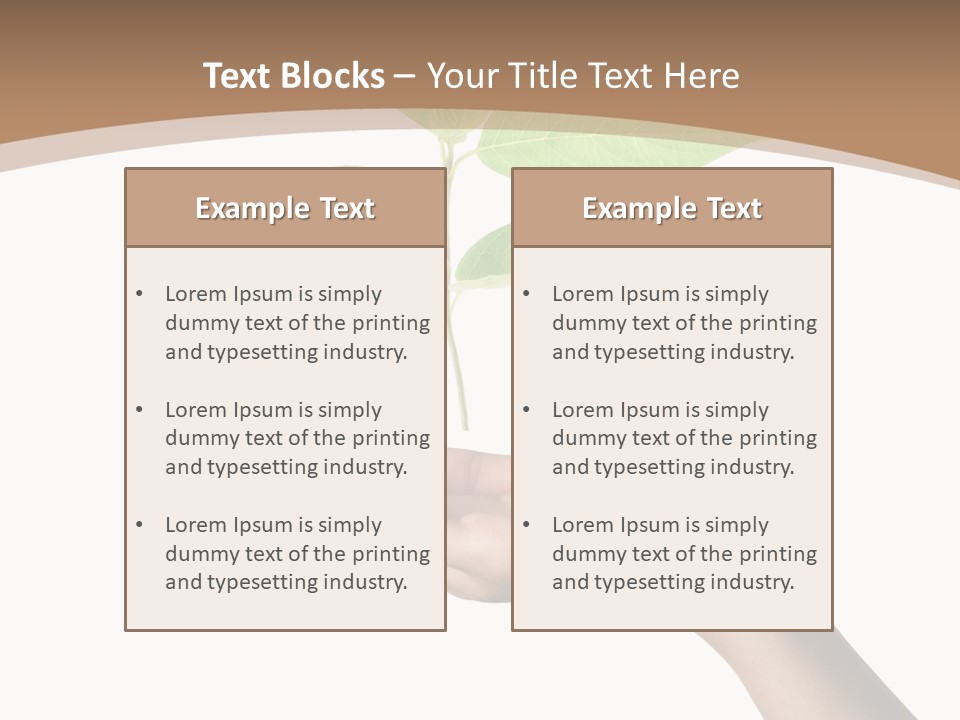 Compost Dirt Ground PowerPoint Template