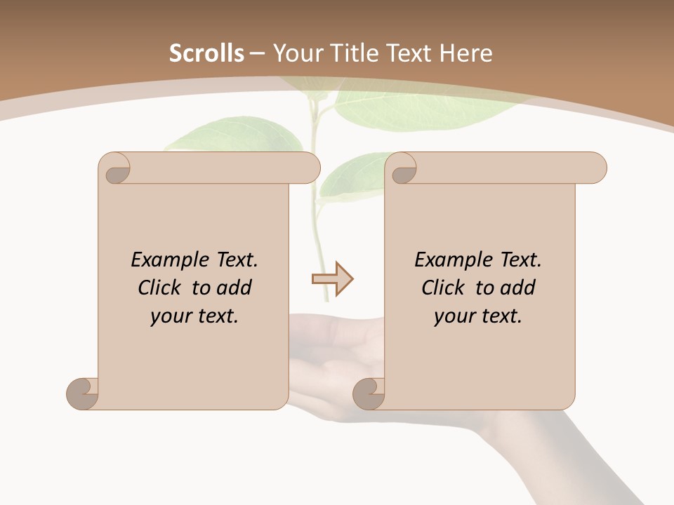 Compost Dirt Ground PowerPoint Template