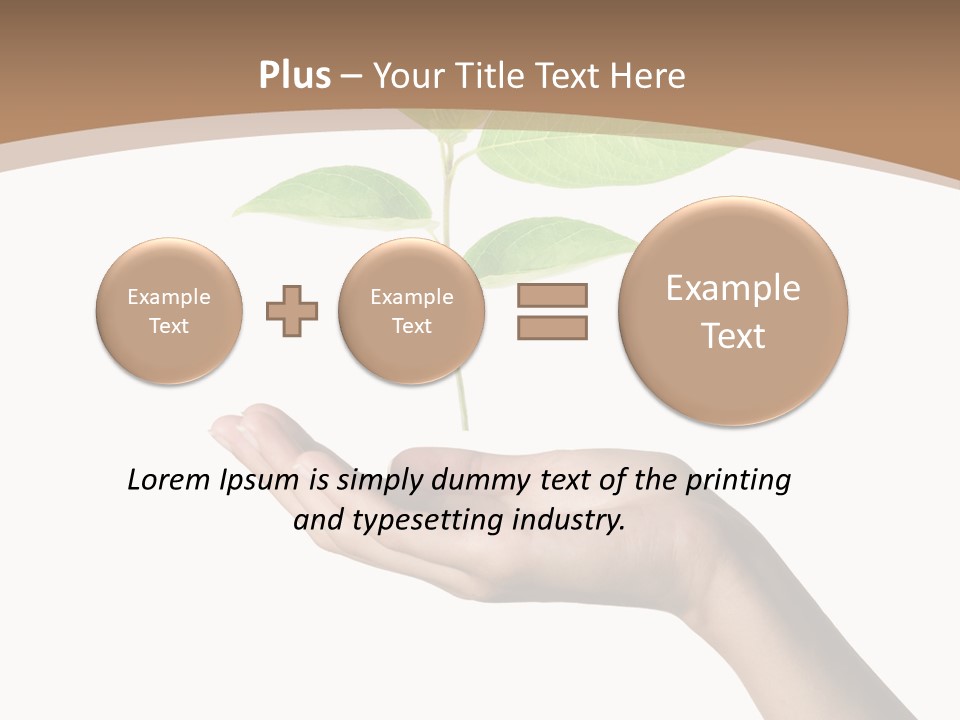 Compost Dirt Ground PowerPoint Template