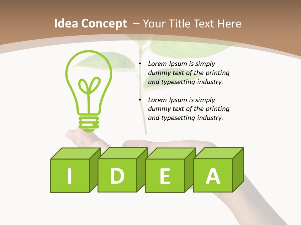 Compost Dirt Ground PowerPoint Template