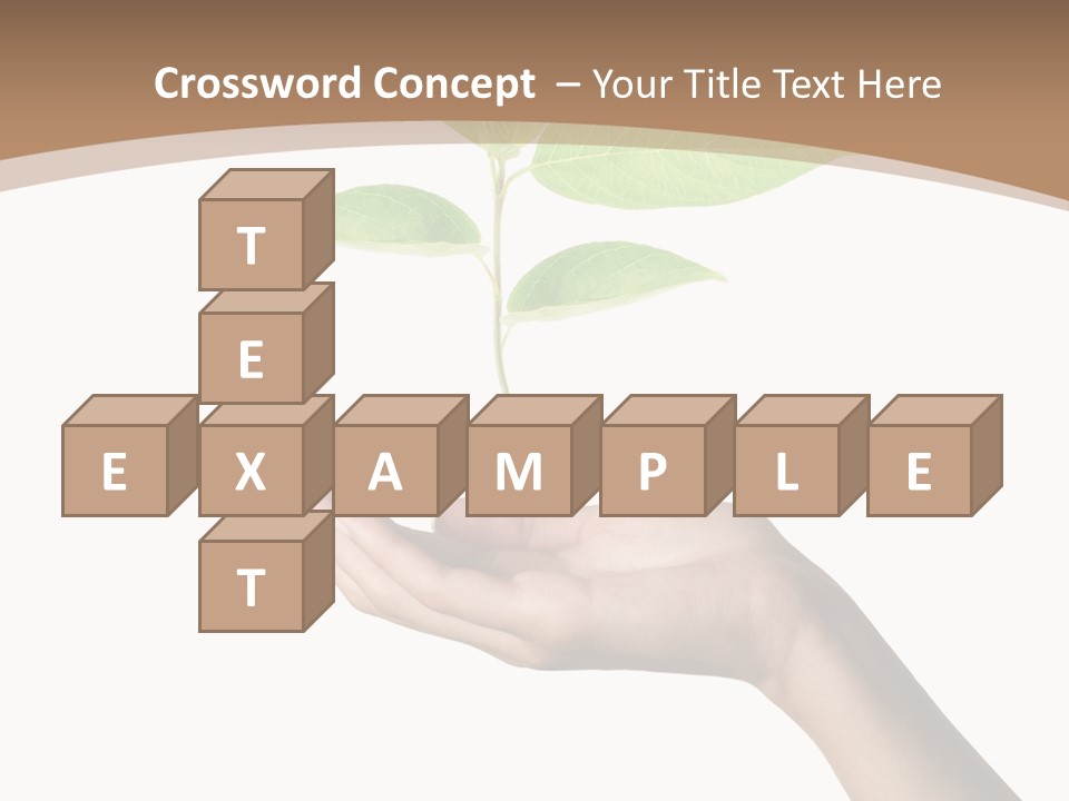 Compost Dirt Ground PowerPoint Template