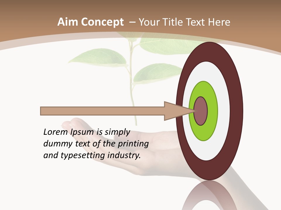 Compost Dirt Ground PowerPoint Template