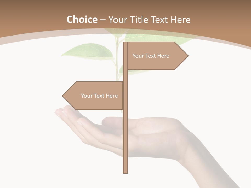 Compost Dirt Ground PowerPoint Template