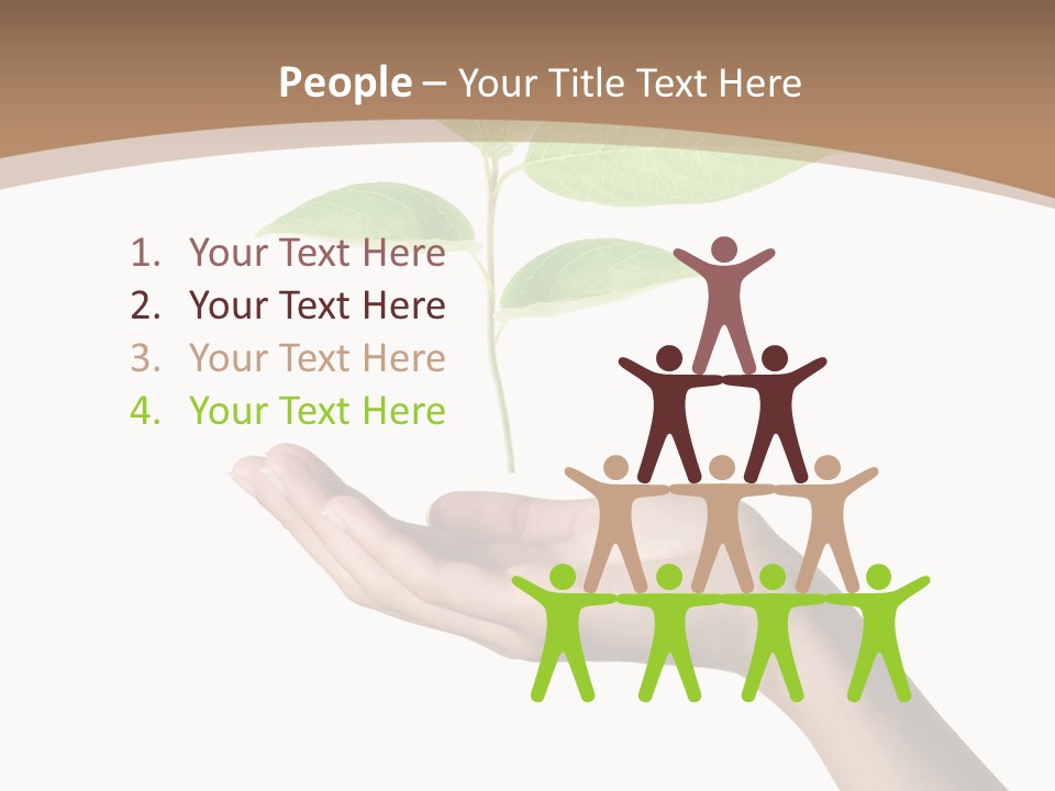Compost Dirt Ground PowerPoint Template