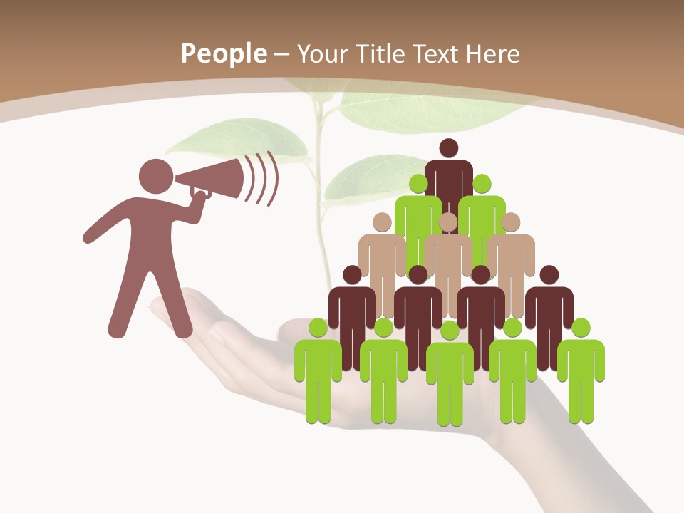 Compost Dirt Ground PowerPoint Template