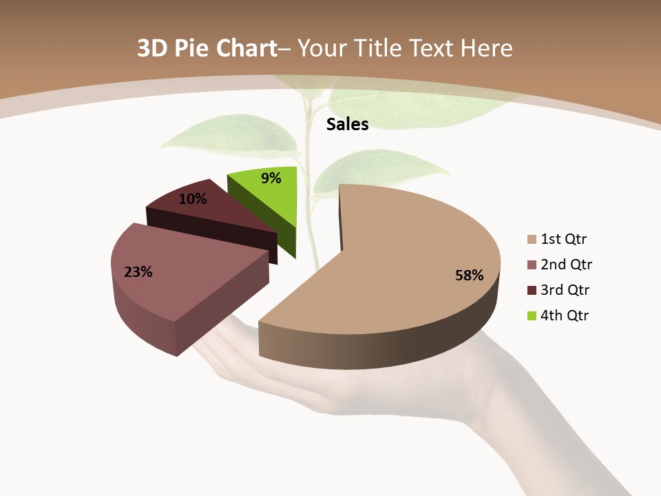 Compost Dirt Ground PowerPoint Template