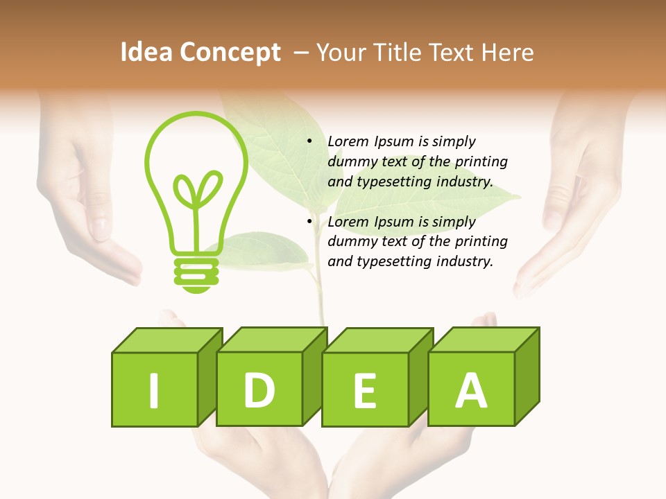 Concept Beginnings People PowerPoint Template