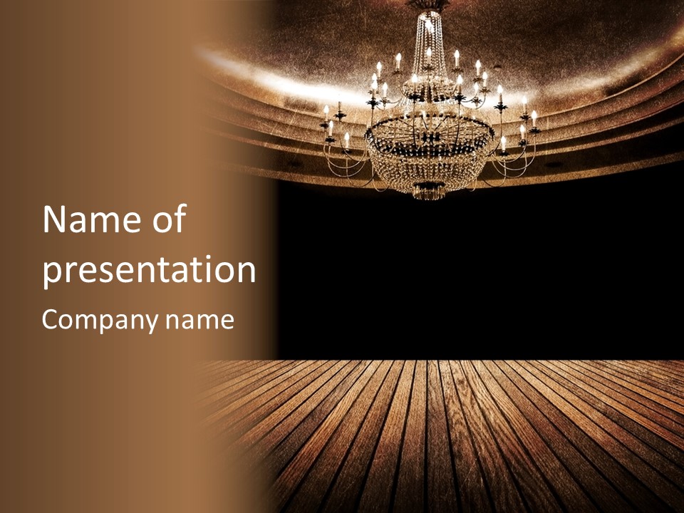 Bulb Glow Background PowerPoint Template