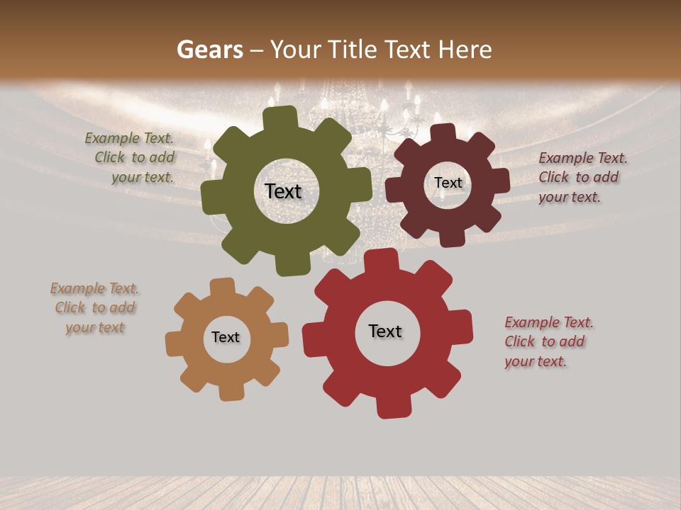 Bulb Glow Background PowerPoint Template