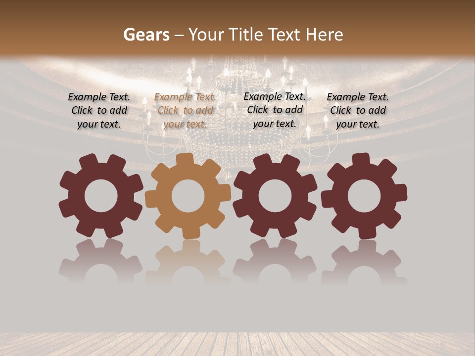 Bulb Glow Background PowerPoint Template