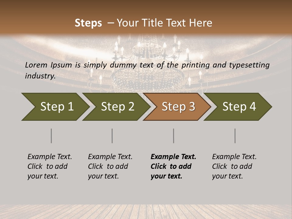 Bulb Glow Background PowerPoint Template