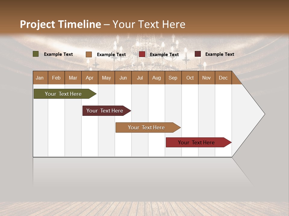 Bulb Glow Background PowerPoint Template