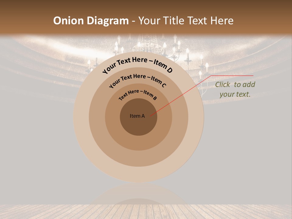 Bulb Glow Background PowerPoint Template