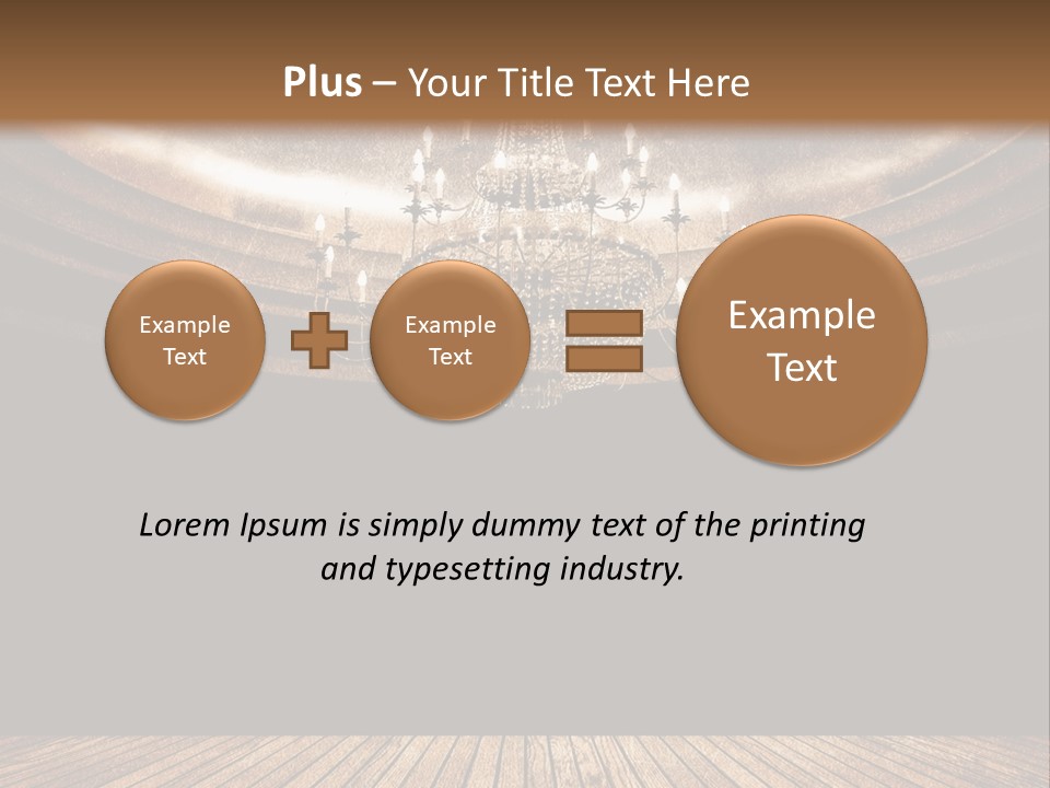 Bulb Glow Background PowerPoint Template