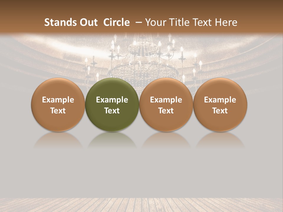 Bulb Glow Background PowerPoint Template