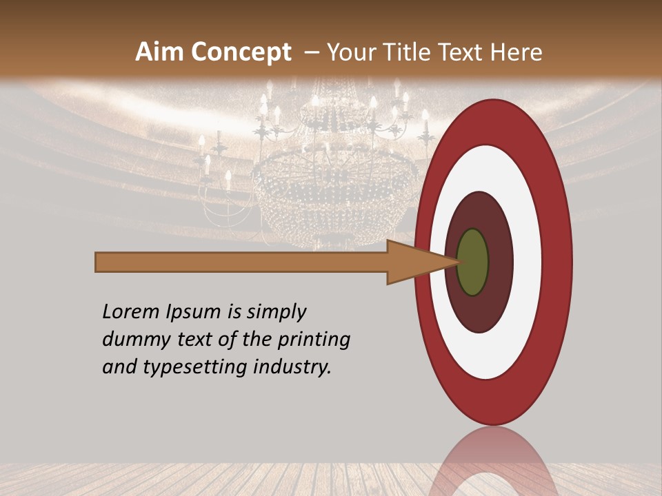 Bulb Glow Background PowerPoint Template