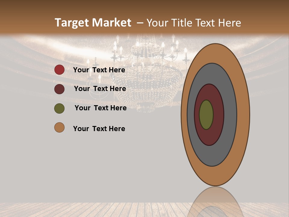 Bulb Glow Background PowerPoint Template