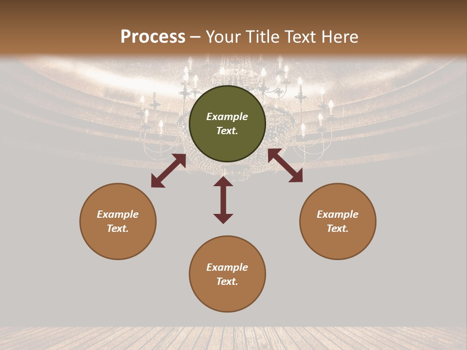 Bulb Glow Background PowerPoint Template