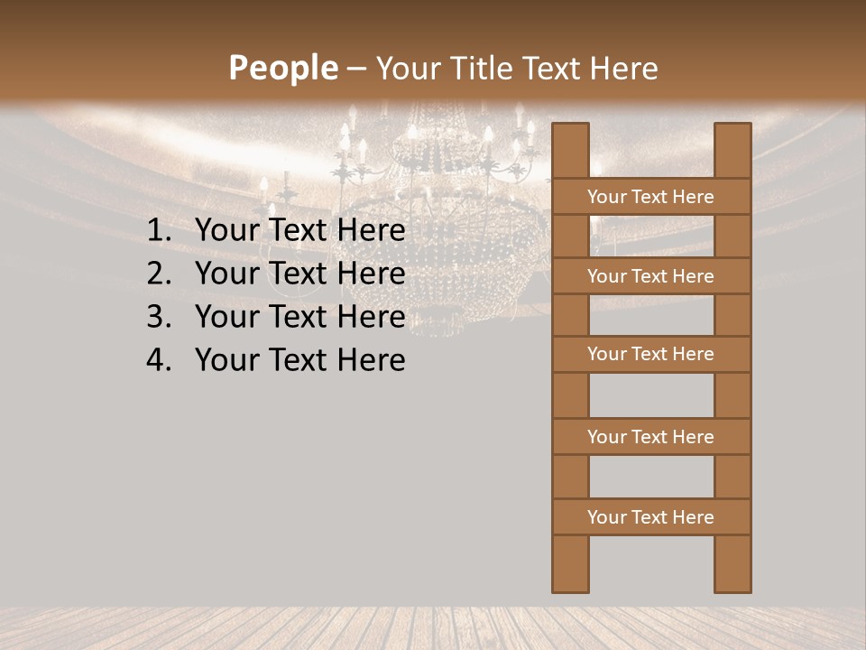 Bulb Glow Background PowerPoint Template