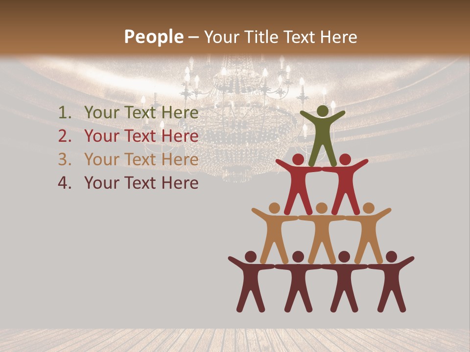 Bulb Glow Background PowerPoint Template