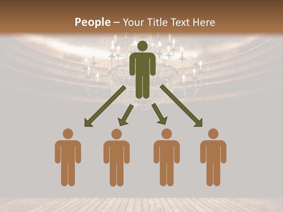 Bulb Glow Background PowerPoint Template