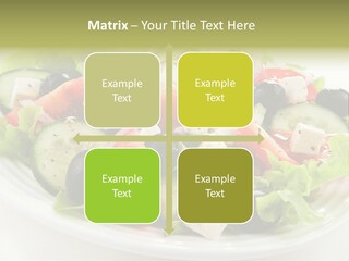 Mozzarella Greek Tomato PowerPoint Template