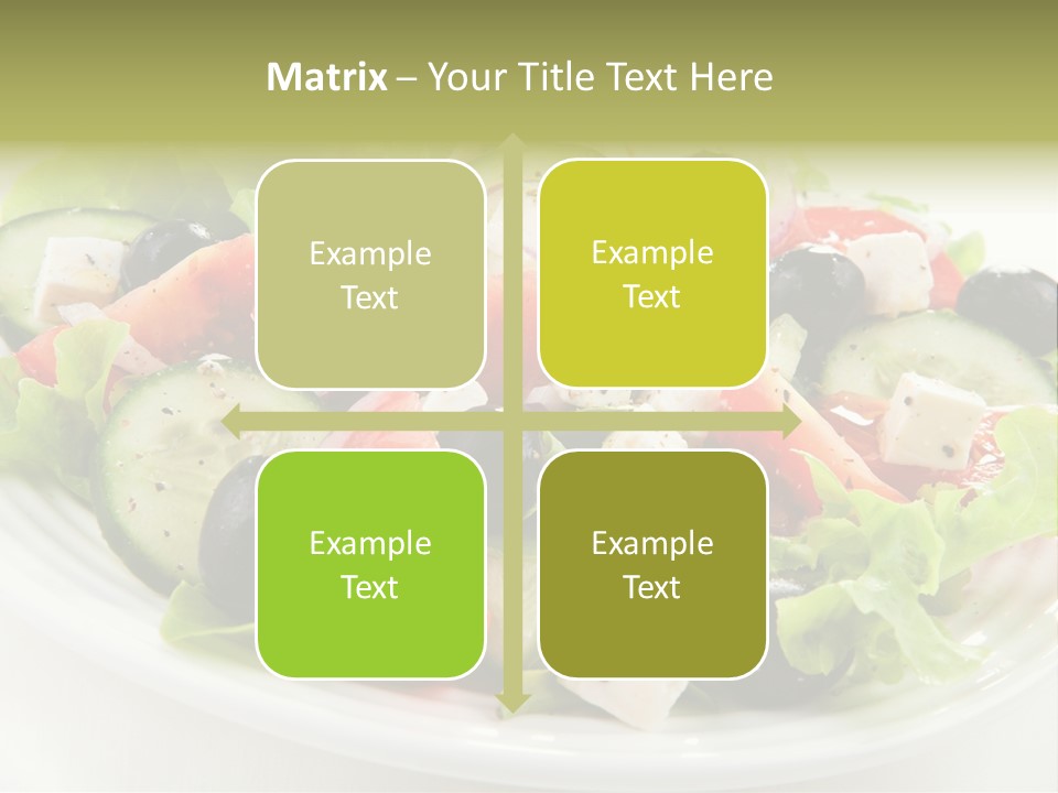 Mozzarella Greek Tomato PowerPoint Template